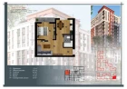 1-комн. квартира 41 м²  8/10 этаж | Жилой комплекс CHINARA PARK
