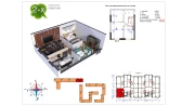 2-комн. квартира 50.4 м²  12/10 этаж | Жилой комплекс Uchtepa Avenue