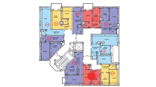 1-комнатная квартира 33.9 м²  11/14 этаж | Жилой комплекс Al-Barakat