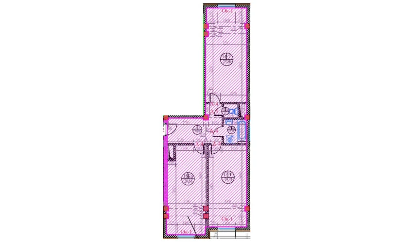 3-комнатная квартира 83.15 м²  8/8 этаж | Жилой комплекс Ziynat Capital