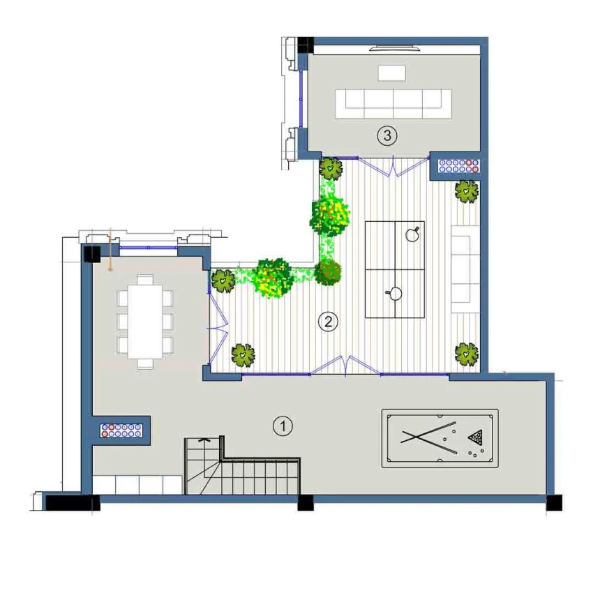 2-xonali xonadon 151 m²  9/9 qavat | FLORYA RESIDENCE Turar-joy majmuasi