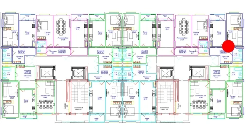 1-xonali xonadon 49.6 m²  6/16 qavat | UCHTEPA CITY Turar-joy majmuasi