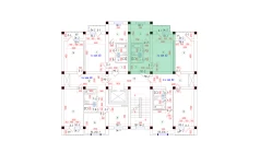 1-xonali xonadon 40.34 m²  4/7 qavat | Oila TJM Turar-joy majmuasi