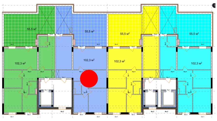 4-комн. квартира 102.3 м²  13/10 этаж | Жилой комплекс Uchtepa Avenue