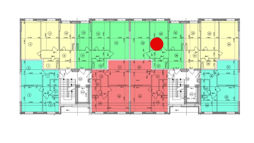 2-комн. квартира 66.9 м²  3/9 этаж | Жилой комплекс Uchtepa Avenue