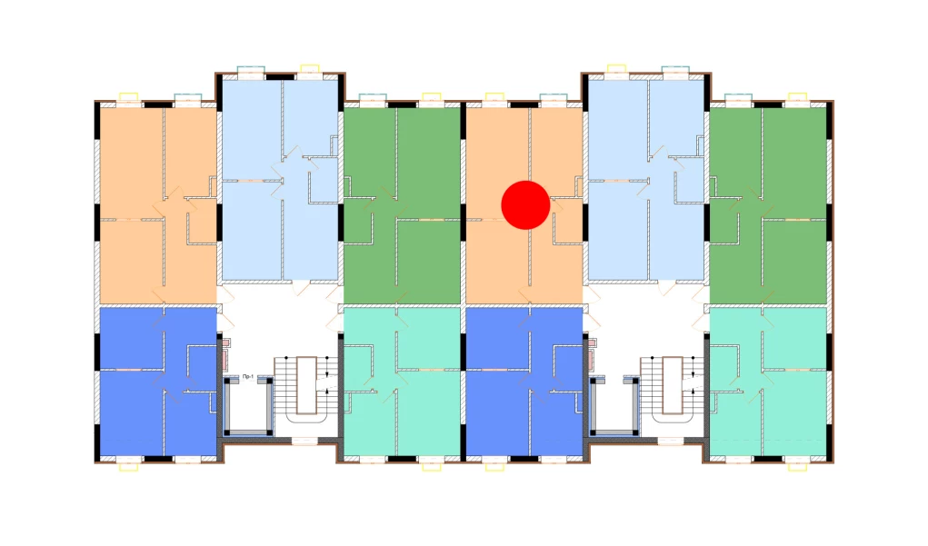 2-xonali xonadon 66.8 m²  8/9 qavat | Uchtepa Avenue Turar-joy majmuasi