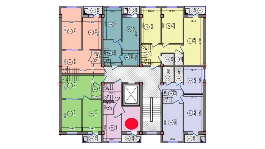 1-xonali xonadon 32 m²  9/10 qavat | Qibray City Turar-joy majmuasi