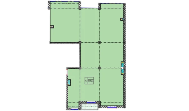 1-комнатная квартира 179.27 м²  1/9 этаж | Жилой комплекс MINGCHINOR