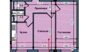 2-комн. квартира 61.1 м²  2/9 этаж | Жилой комплекс NUR BARAKA