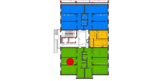 3-xonali xonadon 88 m²  1/12 qavat | Sokin hayot Turar-joy majmuasi