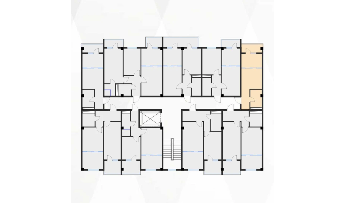1-комн. квартира 27.25 м²  6/7 этаж | Жилой комплекс Bochka Resort