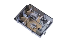 2-комн. квартира 52.69 м²  6/7 этаж | Жилой комплекс Bochka Resort