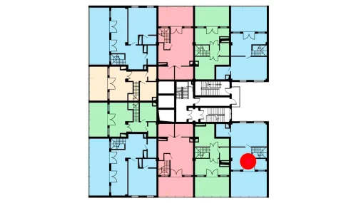 3-xonali xonadon 156.1 m²  16/16 qavat | Musaffo Turar-joy majmuasi