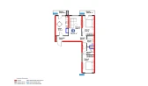 3-комн. квартира 79.62 м²  3/16 этаж | Жилой комплекс BI SAN'AT