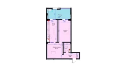 2-комн. квартира 74.7 м²  7/14 этаж | Жилой комплекс Avia Palace