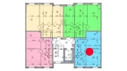2-xonali xonadon 51.1 m²  8/9 qavat | Uchtepa Avenue Turar-joy majmuasi