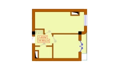 1-xonali xonadon 42.4 m²  2/12 qavat | Aviasozlar Plaza Turar-joy majmuasi