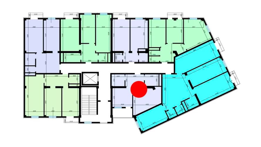 1-комн. квартира 50.44 м²  9/10 этаж | Жилой комплекс Ko'kcha-Oqtepa