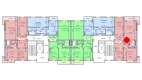 3-комн. квартира 86.02 м²  4/9 этаж | Жилой комплекс SHAYX-UL OLAM