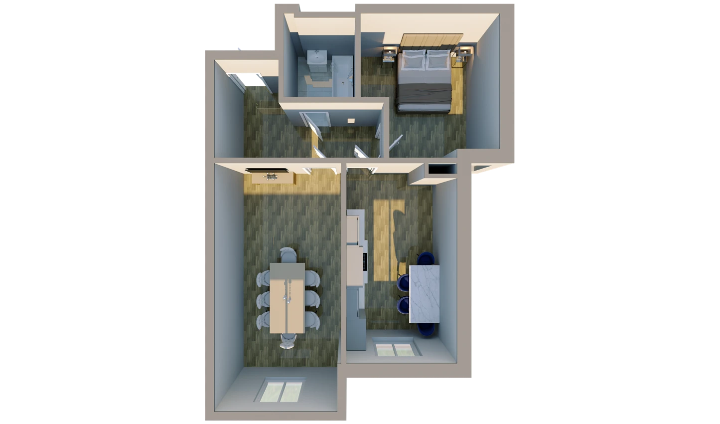 2-комн. квартира 74.4 м²  9/10 этаж | Жилой комплекс BRIDGE