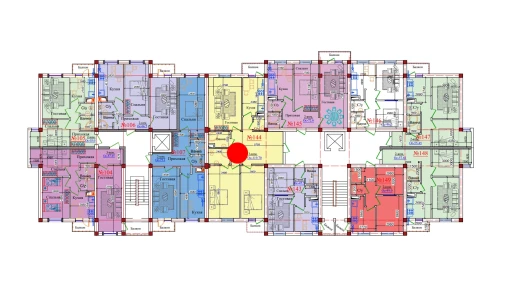 3-комнатная квартира 119.7 м²  6/9 этаж | Жилой комплекс ZAR ZAMONAVIY UYLAR