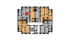 3-xonali xonadon 61.18 m²  1/10 qavat | YANGIOBOD RESIDENCE Turar-joy majmuasi