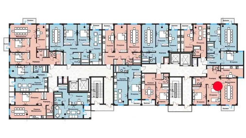 3-комнатная квартира 77.85 м²  2/12 этаж | Жилой комплекс Zangota City 1 -ETAP