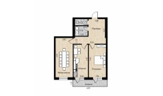 2-xonali xonadon 83.8 m²  4/8 qavat | Mustaqillik Avenue Turar-joy majmuasi