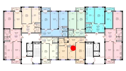 2-комнатная квартира 66 м²  2/12 этаж | Жилой комплекс Zamin Jizzax