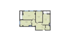 3-комн. квартира 87.8 м²  3/13 этаж | Жилой комплекс ORZU SAROYI