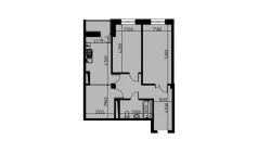 2-комн. квартира 60.35 м²  6/10 этаж | Жилой комплекс YANGIOBOD RESIDENCE