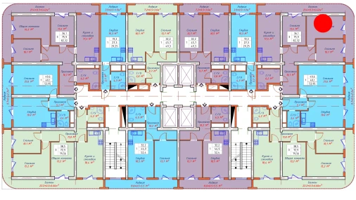 3-комнатная квартира 82.32 м²  17/22 этаж | Жилой комплекс TXT Tower