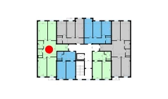 3-комн. квартира 109.1 м²  9/10 этаж | Жилой комплекс Ko'kcha-Oqtepa