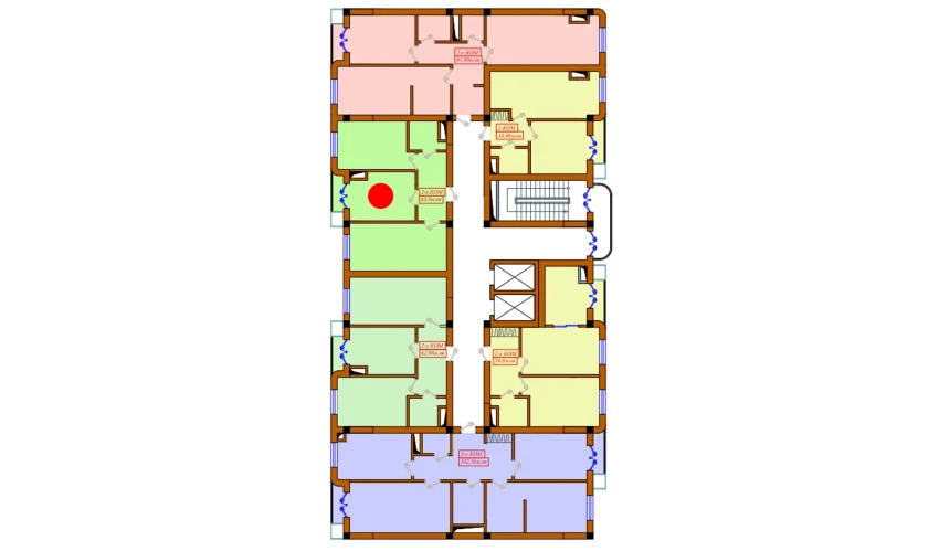 2-комнатная квартира 63 м²  12/12 этаж | Жилой комплекс Aviasozlar Plaza