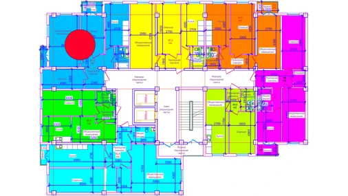 3-xonali xonadon 81.3 m²  3/10 qavat | ORZULAR MASKANI Turar-joy majmuasi