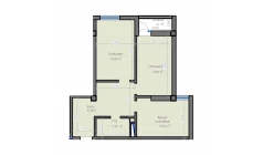 2-комн. квартира 65.5 м²  6/13 этаж | Жилой комплекс ORZU SAROYI