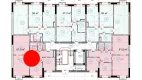 3-xonali xonadon 61.5 m²  6/9 qavat | Uchtepa Avenue Turar-joy majmuasi