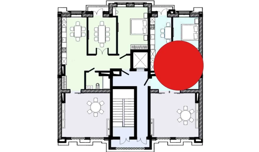 1-комнатная квартира 84.02 м²  13/13 этаж | Жилой комплекс NEW AVENUE estates