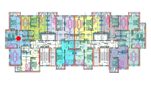 3-комнатная квартира 89.82 м²  2/13 этаж | Жилой комплекс Al-Qasr