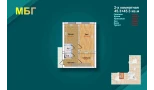 1-комн. квартира 90.6 м²  1/9 этаж | Жилой комплекс MBG