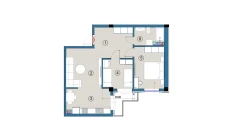 2-комн. квартира 131 м²  9/9 этаж | Жилой комплекс FLORYA RESIDENCE