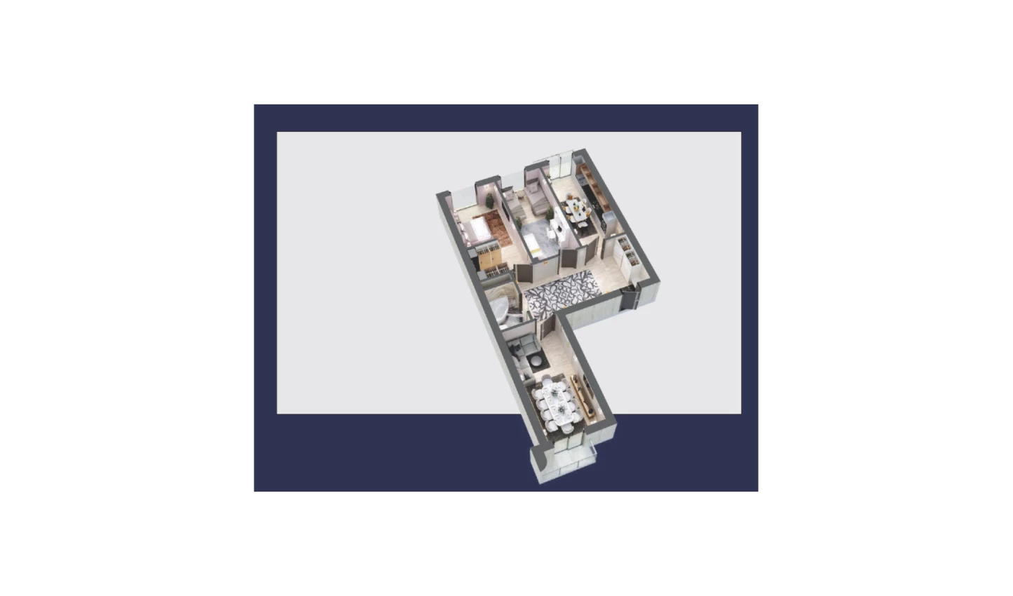 3-комн. квартира 96.92 м² 6/10 этаж | Жилой комплекс Aviasozlar Plaza 3-комн. квартира 96.92 м² 6/10 этаж | Жилой комплекс Aviasozlar Plaza