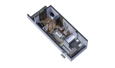 1-комн. квартира 27.25 м²  6/7 этаж | Жилой комплекс Bochka Resort