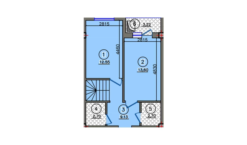 1-комнатная квартира 43.9 м²  10/10 этаж | Жилой комплекс Qibray City