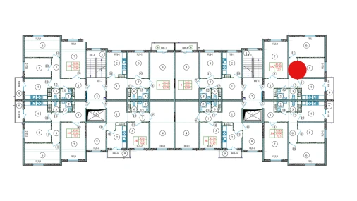 3-xonali xonadon 70.63 m²  3/9 qavat | Yangi O'zbekiston Turar-joy majmuasi