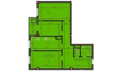 1-комн. квартира 92 м²  4/12 этаж | Жилой комплекс Sokin hayot