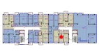 2-комн. квартира 62.53 м²  2/10 этаж | Жилой комплекс Ko'kcha-Oqtepa