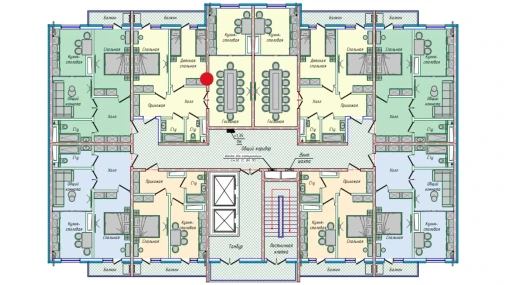 3-комнатная квартира 81.04 м²  5/16 этаж | Жилой комплекс EKO PARK