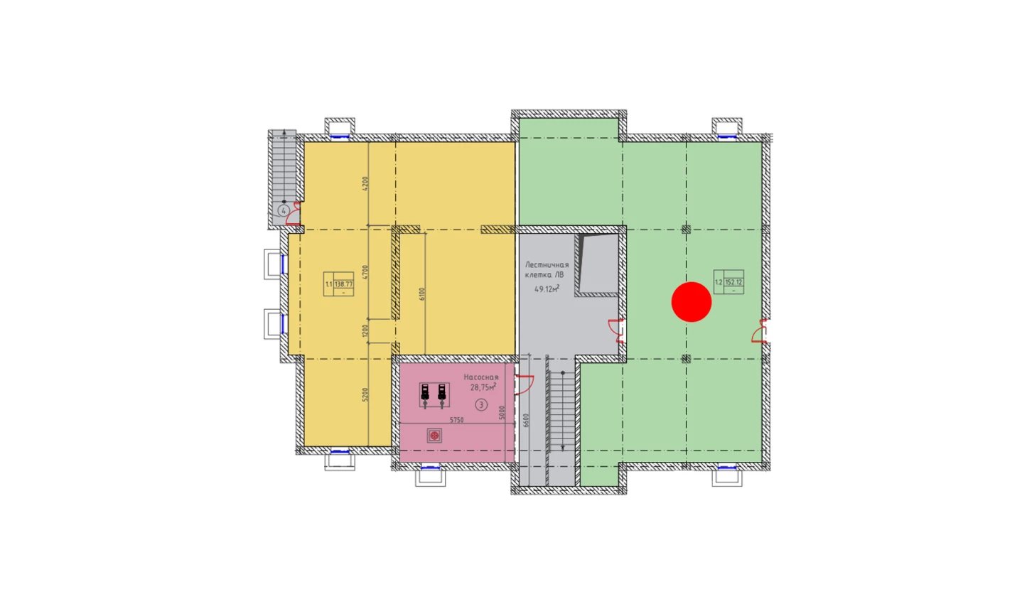 1-xonali xonadon 154.89 m²  1/9 qavat | MINGCHINOR Turar-joy majmuasi