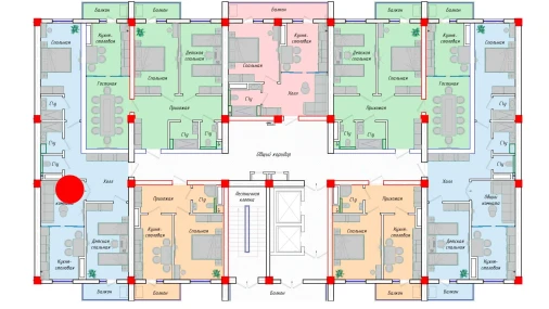 3-xonali xonadon 76.7 m²  12/12 qavat | SERGELI CITY Turar-joy majmuasi